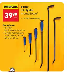 Biedronka Łomy lub łyżki montażowe Niteo oferta