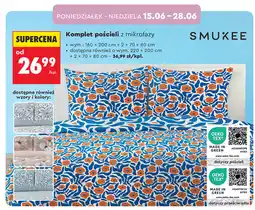Biedronka Smukee Komplet pościeli z mikrofazy oferta