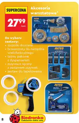 Biedronka Akcesoria warsztatowe NITEO oferta