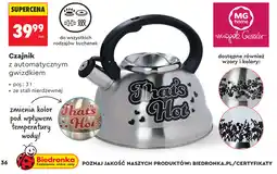 Biedronka MG home Czajnik z automatycznym gwizdkiem oferta
