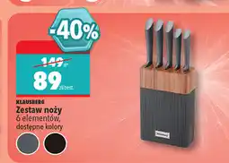 Biedronka KLAUSBERG Zestaw noży 6 elementów oferta