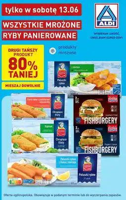 ALDI Wszystkie mrożone ryby panierowane oferta