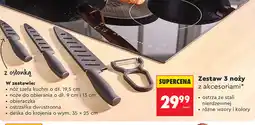 Biedronka Zestaw 3 noży z akcesoriami Ambition oferta