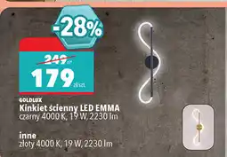 Biedronka GOLDLUX Kinkiet ścienny LED EMMA oferta