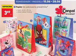 Biedronka Canpol Art & Smart Papier do pakowania prezentów oferta