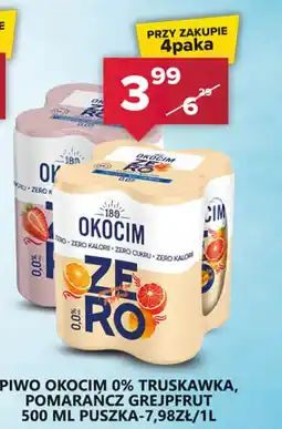 Spiżarnia Smakosza Piwo okocim 0% truskawka, pomarańcz grejpfrut oferta