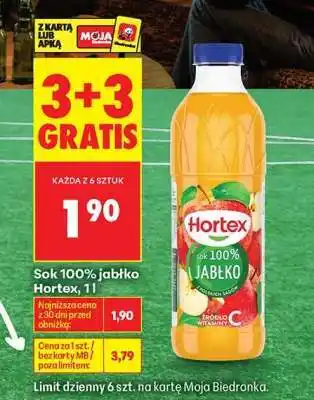 Sok 100% jabłko Hortex, 1l