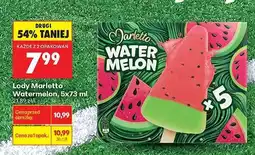 Biedronka Lody Marletto Watermelon, 5x73 ml oferta