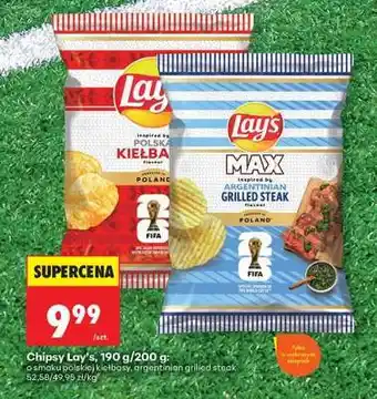 Biedronka Chipsy Lay’s, 190 g/200 g oferta
