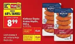 Biedronka Kiełbasa Śląska Kraina Wędlin 550 g oferta