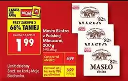 Biedronka Masło Ekstra z polskiej mleczarni, 200 g oferta