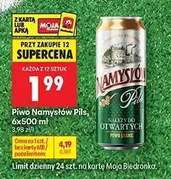 Biedronka Piwo Namysłów Pils 6x500 ml oferta