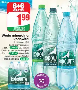 Dino Woda mineralna Rodowita oferta