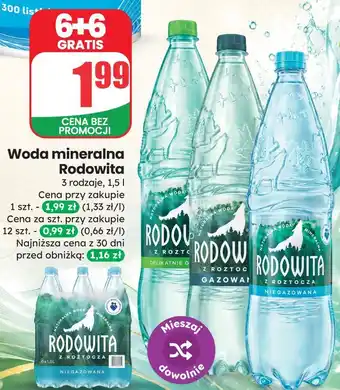 Woda mineralna Rodowita