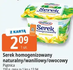E.Leclerc Serek homogenizowany naturalny/waniliowy/owocowy oferta