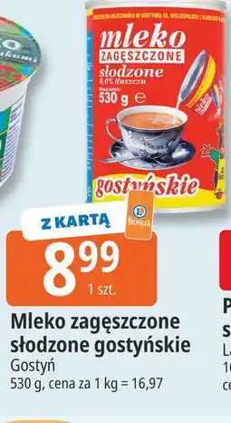 E.Leclerc Mleko zagęszczone słodzone gostyńskie oferta