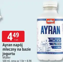 E.Leclerc Ayran napój mleczny na bazie jogurtu Müller oferta