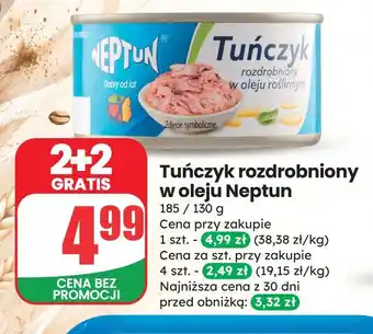 Tuńczyk rozdrobniony w oleju Neptun