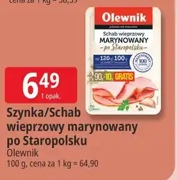 E.Leclerc Szynka/Schab wieprzowy marynowany po Staropolsku Olewnik oferta