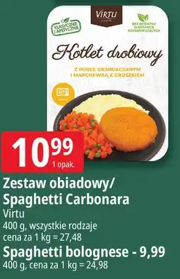 E.Leclerc Zestaw obiadowy/Spaghetti Carbonara Virtu oferta