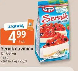 E.Leclerc Sernik na zimno Dr. Oetker oferta