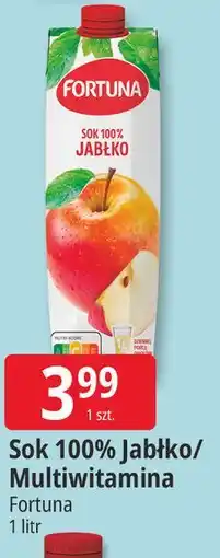 E.Leclerc Fortuna Sok 100% Jabłko/Multiwitamina oferta