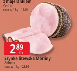 E.Leclerc Szynka litewska Morliny Animex oferta
