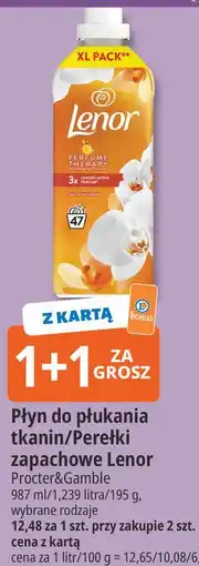 E.Leclerc Płyn do płukania tkanin/Perełki zapachowe Lenor oferta
