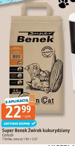 E.Leclerc Super Benek Żwirek kukurydziany oferta
