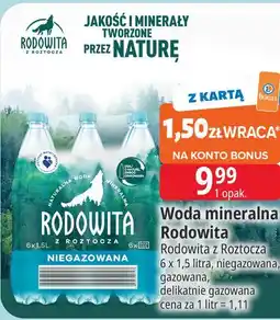 E.Leclerc Rodowita Woda mineralna oferta