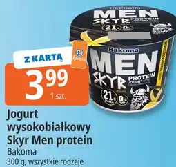 E.Leclerc Jogurt wysokobiałkowy Skyr Men protein Bakoma oferta