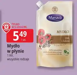E.Leclerc Mydło w płynie Manava oferta