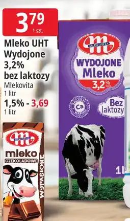 E.Leclerc Mleko UHT Wydojone 3,2% bez laktozy Mlekovita oferta
