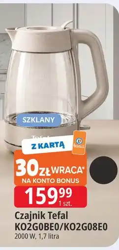 E.Leclerc Czajnik Tefal KO2G0BE0/KO2G08E0 oferta