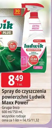 E.Leclerc Spray do czyszczenia powierzchni Ludwik Maxx Power oferta