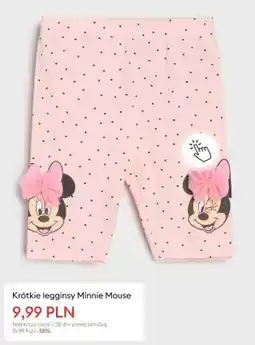 Sinsay Krótkie legginsy Minnie Mouse oferta
