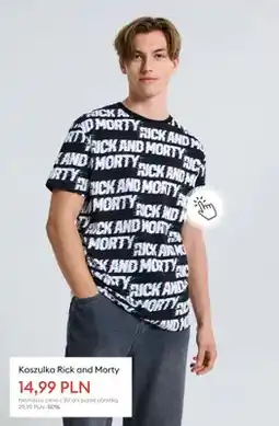 Sinsay Koszulka Rick and Morty oferta