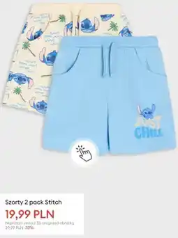 Sinsay Szorty dziecięce Stitch 2-pak oferta