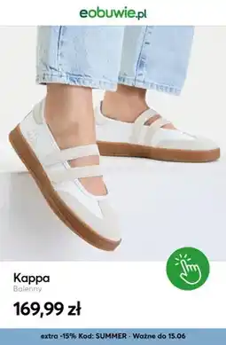 eobuwie Baleriny Kappa oferta