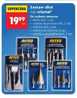 Biedronka Zestaw dłut SDS NITEO 4-pak oferta