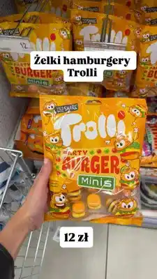 Dealz Żelki Trolli Party Burger Minis oferta