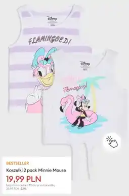 Sinsay Koszulki dziecięce Minnie Mouse 2-pak Sinsay oferta