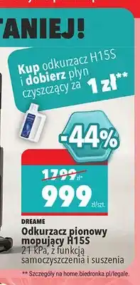 Odkurzacz pionowy mopujący Dreame H15S 21 kPa z funkcją samoczyszczenia i suszenia