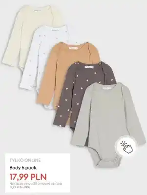 Body niemowlęce Sinsay Baby 5-pak