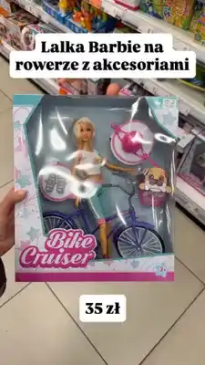 Dealz Lalka na rowerze z akcesoriami Bike Cruiser oferta