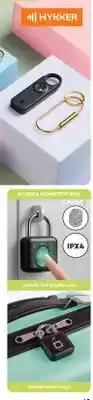 Biedronka Kłódka biometryczna Hykker oferta