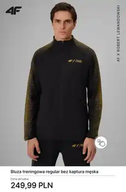 4F Bluza treningowa regular bez kaptura męska 4F x Robert Lewandowski oferta