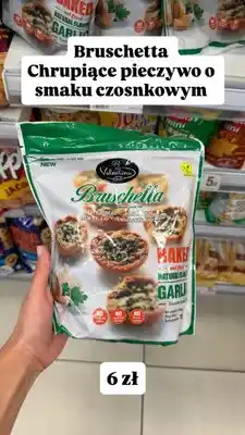 Dealz Pieczywo chrupiące Bruschetta Valentina Snacks czosnkowe oferta
