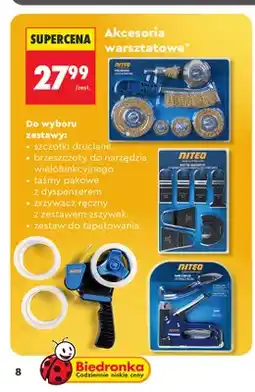 Biedronka Szczotki druciane NITEO oferta