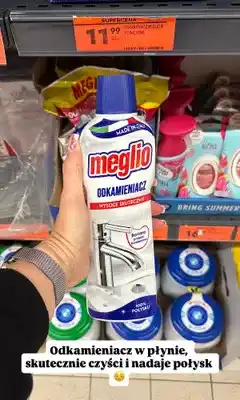 Biedronka Odkamieniacz w płynie Meglio oferta